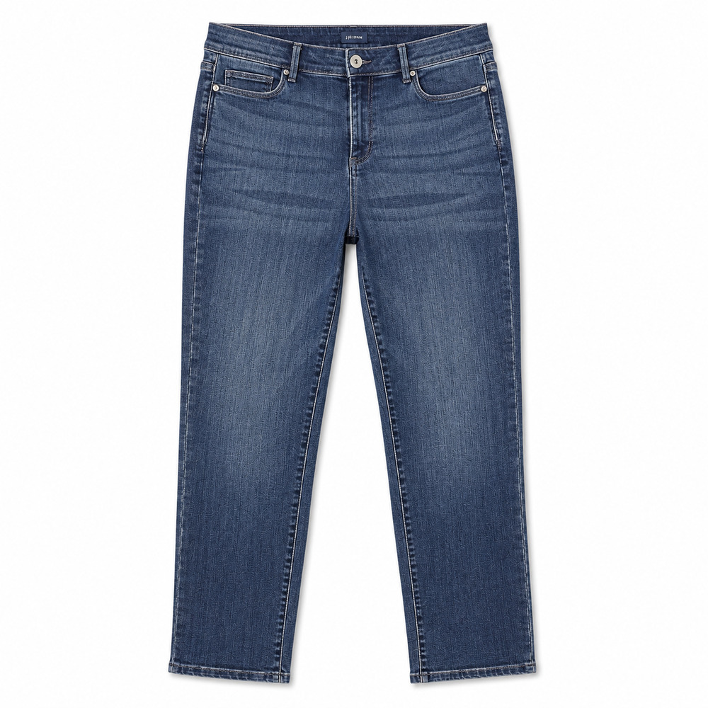 J Jill Jeans Womens 14 Blue Authentic Fit Slim Ankle Mid Rise Stretch Minimalist